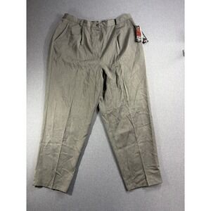 NWT Briggs New York Herringbone Career Grey Trousers  Pants Size 18